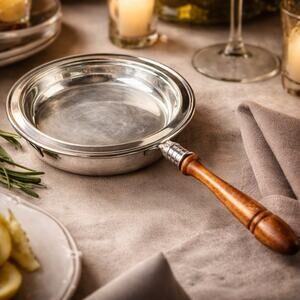 Vintage Gorham Silverplate Chafing Dish Wood Handle YC482 Serving Pan